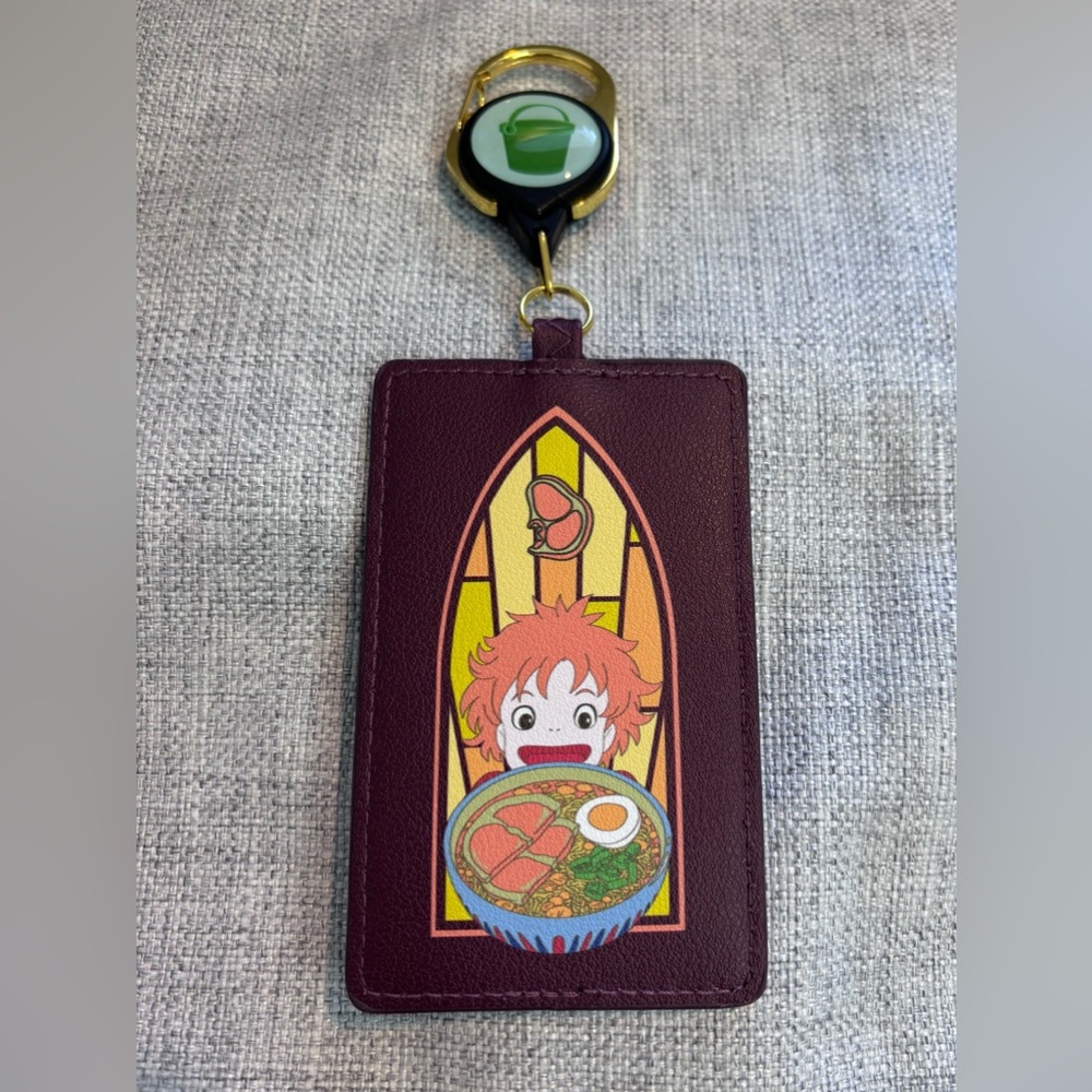 Loungefly Studio Ghibli Ponyo Ramen Retractable Lanyard